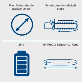 SCHEPPACH C-CS254-X Akku-Kettensäge solo (5910308900)