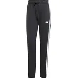 adidas Essentials 3-Streifen French Terry Cuffed Joggers Black / White L
