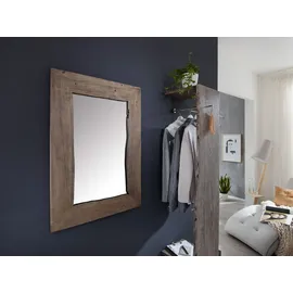 MASSIVMOEBEL24.DE Spiegel Akazie 100x3x70 braun lackiert PURE ACACIA #813