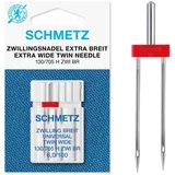 SCHMETZ | Zwillings-Universal Extra Breit | 6.0/100 | 1 Nähmaschinennadel