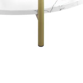 Beliani Beistelltisch, Reva 40 x 40 x 51 cm, Wohnzimmer, Wohnzimmertische, Beistelltische