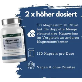 Exvital Tri-Magnesium Dicitrat Kapseln 180 St.