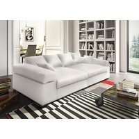 Fun Möbel Big-Sofa »Big Sofa Couchgarnitur Megasofa Riesensofa AREZZO«, N/A 1 Teile, Inkl.Zirrkissen weiß