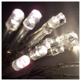 Nipach LED Lichterkette Batterie 3 m warmweiß Transparent