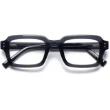 OPULIZE EDG Blaulichtfilter Lesebrille für Damen Herren, Entspiegelt Blendfreie UV400-Schutz Federscharnier Anti-Müdigkeit, Rechteckiger Rahmen, Computerbrillen Gaming, Schwarz +1,00