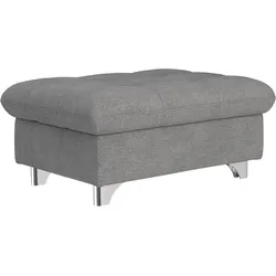 Hocker COTTA "Gemini", grau (mouse), Struktur fein, Hocker