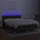 vidaXL Boxspringbett 140 x 200 cm LED Dunkelbraun