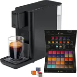Tchibo Qbo ICONIC Kapselmaschine inkl. 30 Kapseln, Dark Chrome