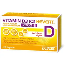 Vitamin D3 K2 Hevert+Calcium U.magnes.2000 IE