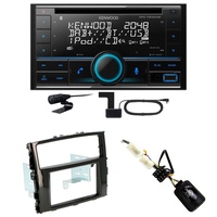 Kenwood DPX-7300DAB Bluetooth DAB CD USB Einbauset für Mitsubishi Pajero ab 2015