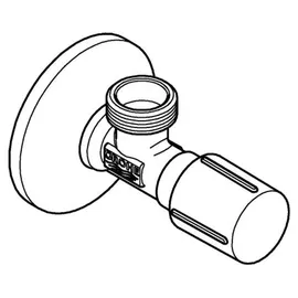 Grohe Eckventil selbstdichtendes Anschlussgewinde 1/2 Zoll