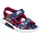 easy shoes Spiderman Sandale aus rotem Stoff, Mehrfarbig, 22 EU - 22 EU