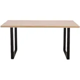 Forte Tischsystem: Tischplatte aus Holzwerkstoff in Artisan Eiche, 160 x 3,8 x 90 cm