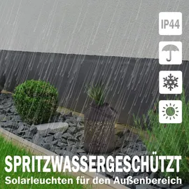 bmf-versand Solarleuchte Garten Laterne Solarlampe Außenleuchte Solar mit Pflegetuch