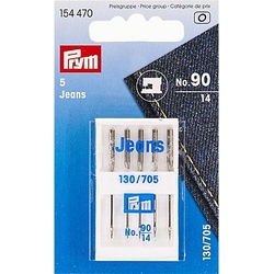 Prym Nähmaschinennadeln "Jeans", Stärke: 90, Inhalt: 5 Stück