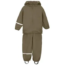 CelaVi Unisex Kids Basic Recycle PU Rainwear Set, Sea Turtle, 110