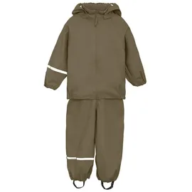 CelaVi Unisex Kids Basic Recycle PU Rainwear Set, Sea Turtle, 110