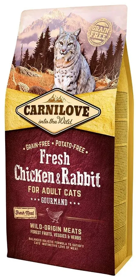 Carnilove Katze Trockenfutter Huhn und Kaninchen 1 x 6kg