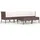 vidaXL Garten-Lounge-Set 6-tlg. braun