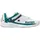 Kempa Wing 2.0 Handballschuhe Weiß Cyan Purple, 38