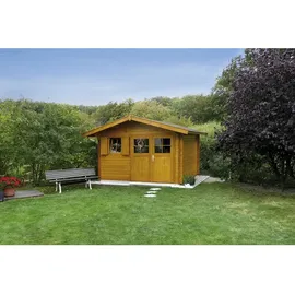 Weka Gartenhaus 109 3,40 x 2,50 m natur