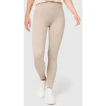 nur die germany gmbh NUR DIE Leggings Ripp-Optik Relax & Go High Waist - beige 36|38