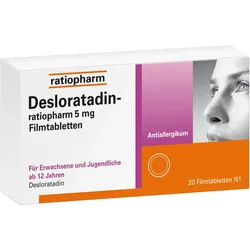 Desloratadin ratiopharm - bei Allergien 20 St Filmtabletten