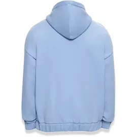 dropsize Super Heavy Blank Zip Hoodie Herren Blau L