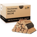 25kg Brennholz - 100% Buche, ofenfertig, Scheitlänge ca. 25 oder 33 cm - für Kamin, Ofen, Feuerschalen, Lagerfeuer - Buchenholz Kaminholz Feuerholz Grillholz (Scheitlänge ca. 33 cm)