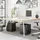 Songmics Rollcontainer schwarz 3 Auszüge 39,0 x 45,0 x 55,0 cm