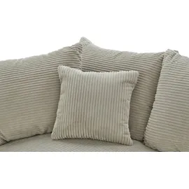 Smart Big Sofa Lionore Cordstoff natur