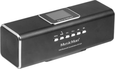 Technaxx MusicMan BT-X29 Stereo Bluetooth-Speaker (Bluetooth, 6 W, DAB Bluetooth Soundstation) schwarz
