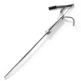 BlingBin Ölabsaugpumpe Öl Fasspumpe mit Hebel Handpumpe Teleskop Fasspumpe, 20L/min (1er Set, 1-tlg., 1 x Set Hebelwirkungspumpe), Öl Handpumpe, Für Kerosin Kraftstoff Getriebeöl Motoröl silberfarben