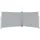 vidaXL Seitenmarkise 140 x 1000 cm Grau Polyester