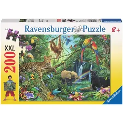 Ravensburger Puzzle - Tiere im Dschungel, 200 Teile