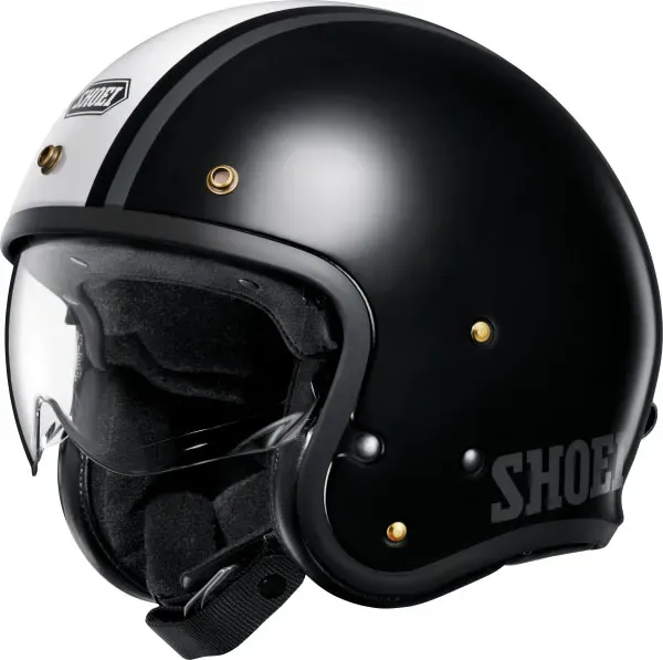 Shoei J.O2 Aventure, casque ouvert - Noir/Blanc - L