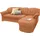 DOMO collection Eckcouch Kunstleder 3-Sitzer Orange
