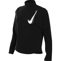 Nike Damen Swoosh Dri-Fit Laufjacke schwarz