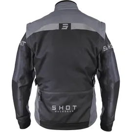 Shot Racetech Motocross Jacke Schwarz/Grau M
