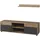 Vicco Wohnwand Berno, Goldkraft Eiche/Anthrazit, 2 Teile, Vicco