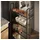 Vicco Rollregal Rolivo 58 x 15 x 129,5 cm Schwarz