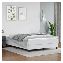 vidaXL Boxspringbett 140 x 200 cm Weiß
