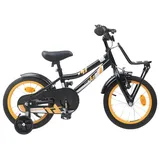 vidaXL Kinderfahrrad 16 Zoll orange/schwarz