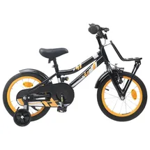 vidaXL Kinderfahrrad 16 Zoll orange/schwarz