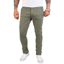Rock Creek Chinohose Slim Fit Grün W33/L30