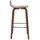 miliboo Vintage-Barhocker H68 cm Walnussfarben