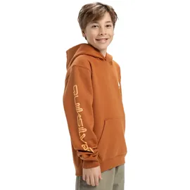 QUIKSILVER Omni Logo Kapuzenpullover - Bran - 8 Jahre