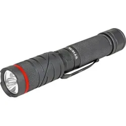 STIER Akku-LED-Taschenlampe 300 Lumen, UV-Licht 395 nm, drehbarer Kopf und Magnet