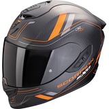 Scorpion Exo-1400 Evo II Carbon Air Mirage matt schwarz-orange, Größe M