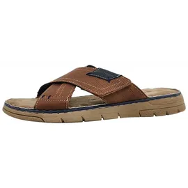Tom Tailor Flacher Slipper Herren Cognac 41